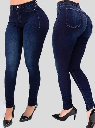 Uske traperice za žene Ležerne rastezljive traperice Seksi visokog struka Uske ženske modne uredske trendi vintage hlače Ulična odjeća Y2K
