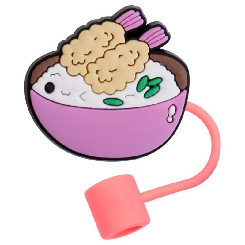 Slatki čep sa slamkom za piće, zatvarač protiv curenja, kapa otporna na prašinu, meka navlaka otporna na prašinu, slamčice za višekratnu upotrebu, zabava protiv prolijevanja