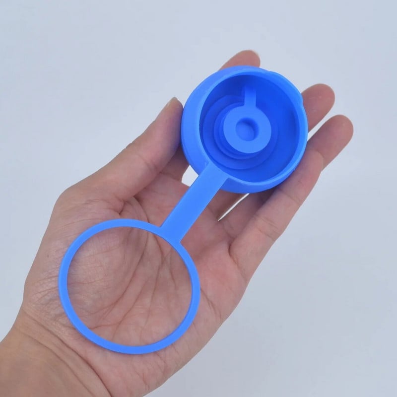 Zamjenski poklopac od silikonskog sigurnosnog utikača za bocu s rupom za višekratnu upotrebu za vrčeve za vodu od 55 mm od 3/5 galona