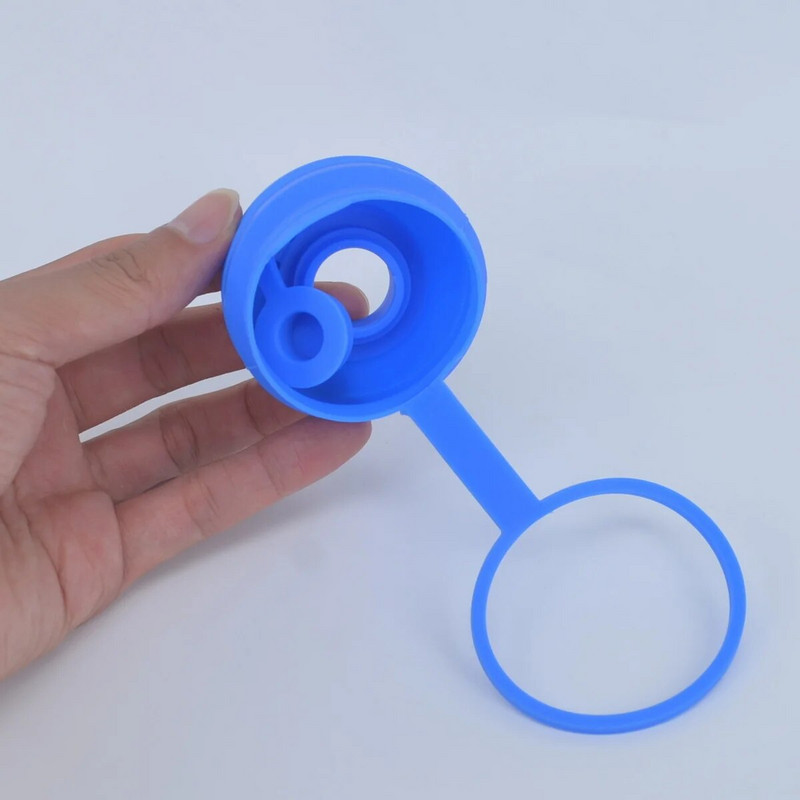 Zamjenski poklopac od silikonskog sigurnosnog utikača za bocu s rupom za višekratnu upotrebu za vrčeve za vodu od 55 mm od 3/5 galona