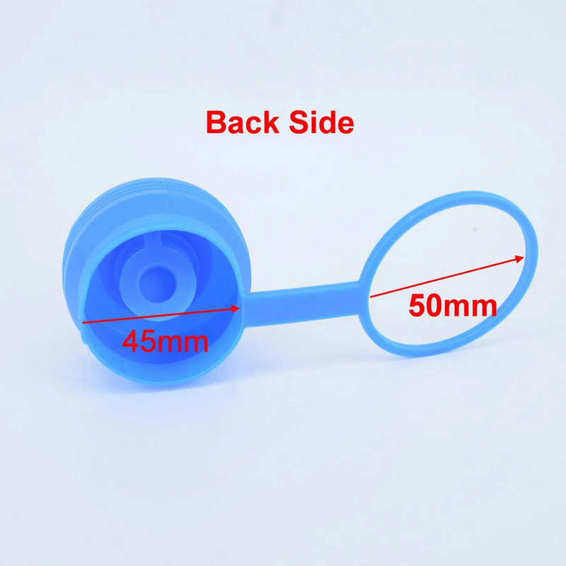 Zamjenski poklopac od silikonskog sigurnosnog utikača za bocu s rupom za višekratnu upotrebu za vrčeve za vodu od 55 mm od 3/5 galona