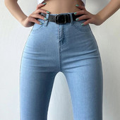 Retro Wash Slim Stretch Vaqueros Νέο κολάν Jeansy γυναικείο σέξι μολύβι ισχίου τζιν Τζιν ψηλόμεσο Streetwear Skinny τζιν παντελόνι