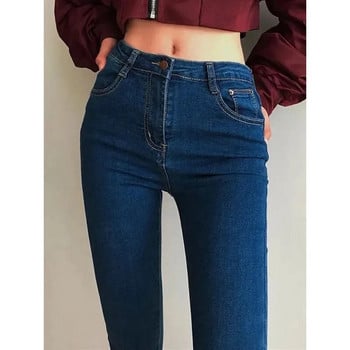 Retro Wash Slim Stretch Vaqueros New Leggings Jeansy Дамски секси хип повдигащи дънки с молив Висока талия Streetwear Тесни дънкови панталони