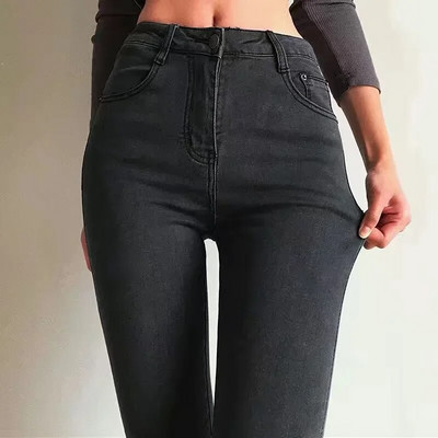 Retro Wash Slim Stretch Vaqueros Νέο κολάν Jeansy γυναικείο σέξι μολύβι ισχίου τζιν Τζιν ψηλόμεσο Streetwear Skinny τζιν παντελόνι