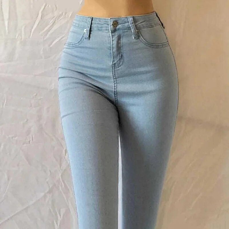 Retro Wash Slim Stretch Vaqueros Νέο κολάν Jeansy γυναικείο σέξι μολύβι ισχίου τζιν Τζιν ψηλόμεσο Streetwear Skinny τζιν παντελόνι