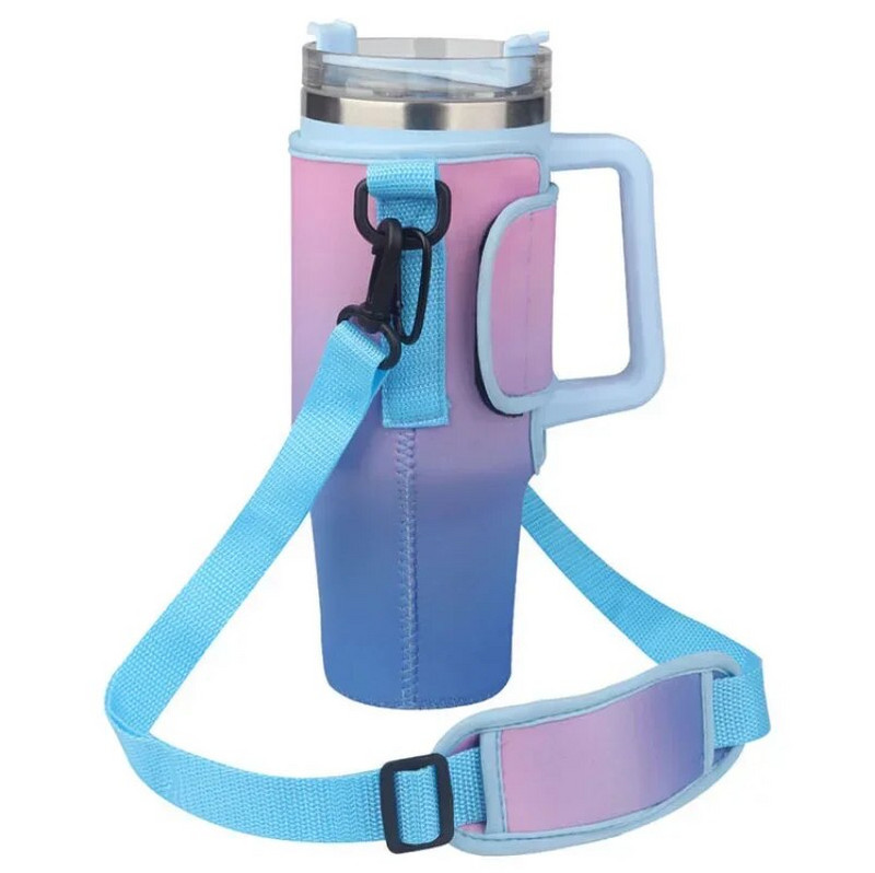 Torba za nošenje boce od 40oz, navlaka za termosicu, držač za bocu s vodom, podesiva naramenica, navlaka za šalicu