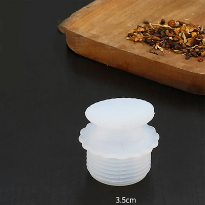 Silikoninis termoso kamštis Užsandarintas saugus kamščio kamščio kamščio dangtelis buteliuko kamštelis karšto vandens dangtelis vakuuminės kolbos virduliui Pakeiskite priedus