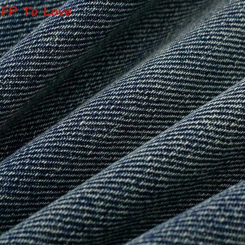 Vintage široke traperice širokih nogavica niskog spuštenog struka, elegantne PB&ZA ženske ulične plave duge hlače