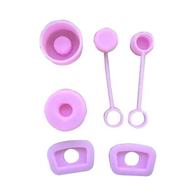 Set de 6x dopuri din silicon Stanley-Cup Opritori anti-deversări Opritori pentru scurgeri Opritori pentru scurgeri Accesorii anti-praf-Cup Stanley