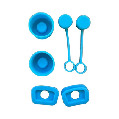 Set de 6x dopuri din silicon Stanley-Cup Opritori anti-deversări Opritori pentru scurgeri Opritori pentru scurgeri Accesorii anti-praf-Cup Stanley