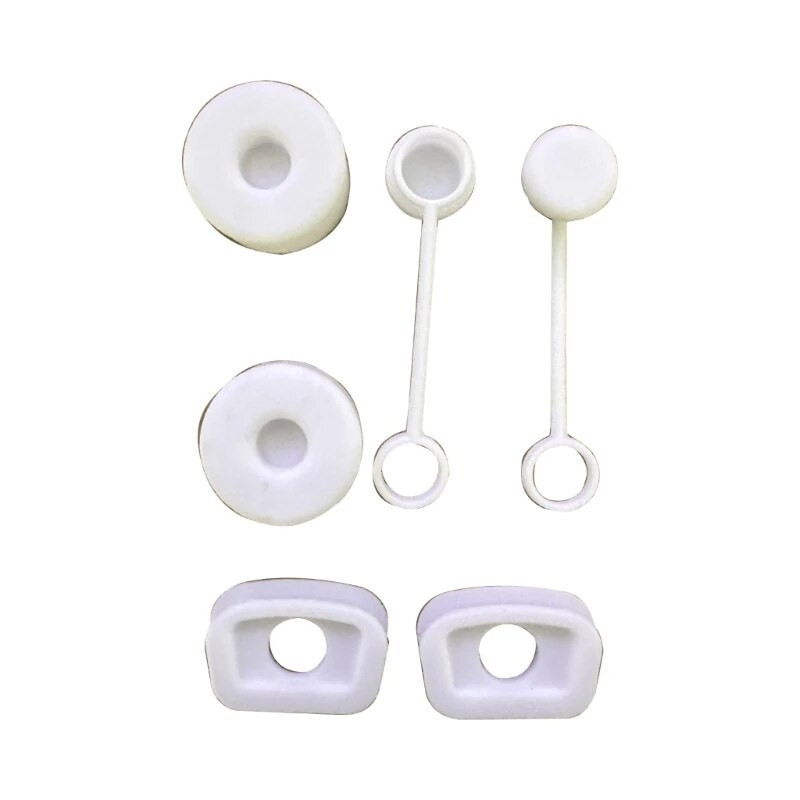 Set de 6x dopuri din silicon Stanley-Cup Opritori anti-deversări Opritori pentru scurgeri Opritori pentru scurgeri Accesorii anti-praf-Cup Stanley