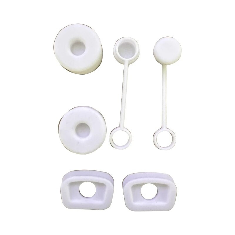 Set de 6x dopuri din silicon Stanley-Cup Opritori anti-deversări Opritori pentru scurgeri Opritori pentru scurgeri Accesorii anti-praf-Cup Stanley