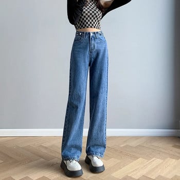 Дамска мода Boyfriend Baggy Blue Jeans за жени Дънки с висока талия Дамски нови горещи разпродажби Lady Slouchy Streetwear Denim Pants B663