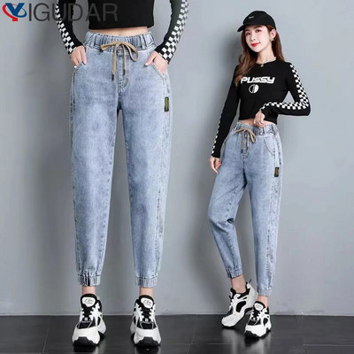 2023 Pantaloni harem Blugi vintage cu talie înaltă Femei Prieteni Blugi de damă Blugi de mamă de lungime întreagă Pantaloni de cowboy Denim Vaqueros Mujer