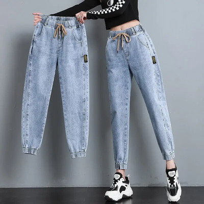 2023 Harem hlače Vintage traperice visokog struka Ženske Boyfriends Ženske traperice pune dužine Mom Jeans Kaubojske traper hlače Vaqueros Mujer