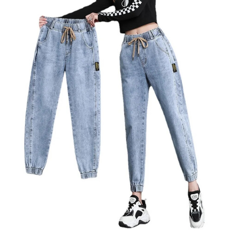 2023 Harem hlače Vintage traperice visokog struka Ženske Boyfriends Ženske traperice pune dužine Mom Jeans Kaubojske traper hlače Vaqueros Mujer