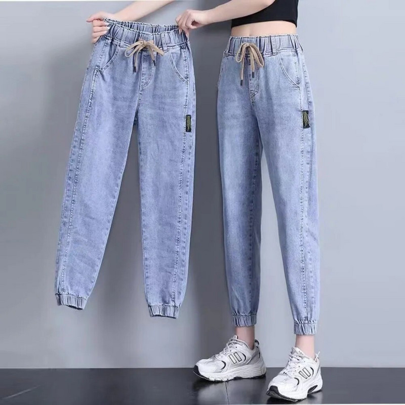 2023 Harem hlače Vintage traperice visokog struka Ženske Boyfriends Ženske traperice pune dužine Mom Jeans Kaubojske traper hlače Vaqueros Mujer