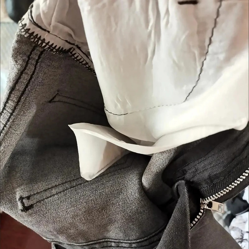 „Vintage Chic Burrs“ aukštu juosmeniu, iki kulkšnies siekiančios moteriškos kelnės, didelės 40 dydžio, plonos gatvių aprangos, pieštukas, džinsinės kelnės, moteriškos laisvalaikio džinsai