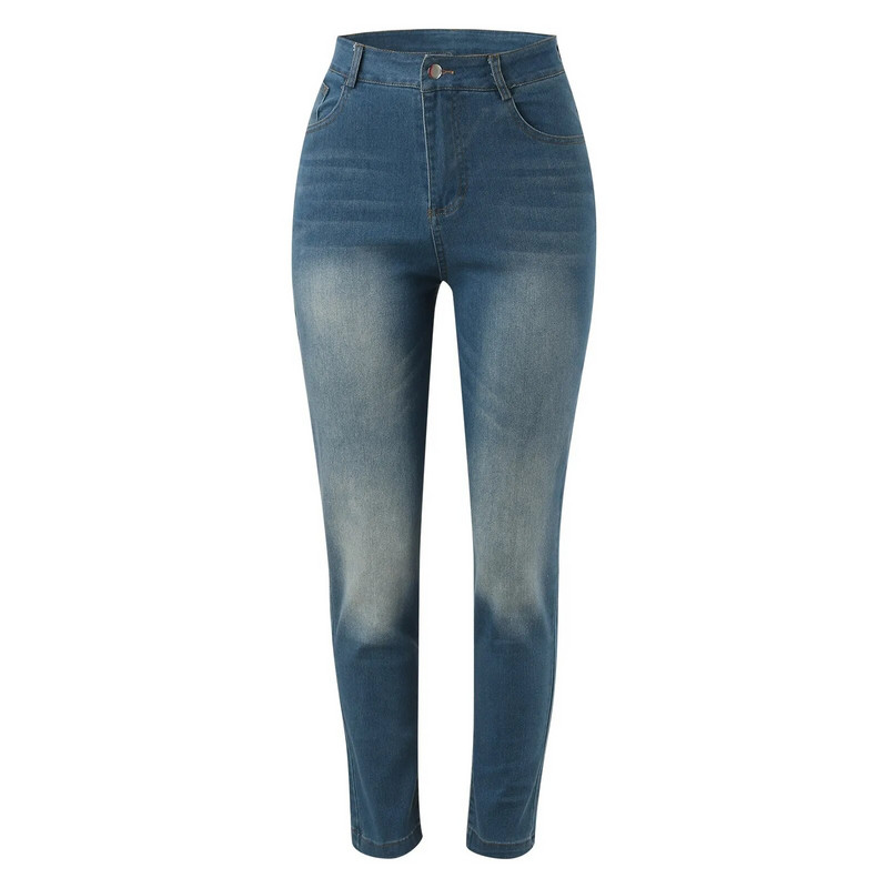 Mėlynos „Micro Pull“ džinsinės kelnės, 2024 m. pavasario, vasaros, moteriškos 2024 m. Naujos elastinės aukšto juosmens populiarūs retro klasikiniai platėjančios kelnės „Bootcut“ džinsai