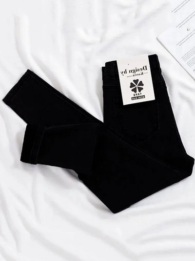 Vintage pencil traperice visokog struka Skinny Strecth traper hlače Nova ženska ležerna Vaqueros proljeće jesen Modne tajice velika veličina 9xl