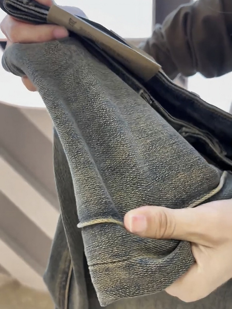 Ženske traperice Harun u obliku kruške 2023. New Fat Mm Daddy Pants Velike veličine Tanke Radish hlače visokog struka Y2k