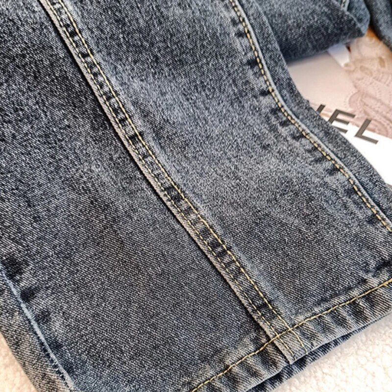 Retro plave traperice Ženske proljeće jesen Američki stil Vrećasta ulična odjeća BF College Moda Estetske hlače širokih nogavica Chic Mujer