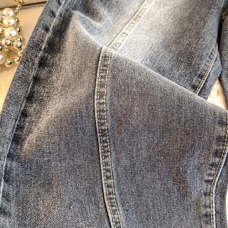 Retro plave traperice Ženske proljeće jesen Američki stil Vrećasta ulična odjeća BF College Moda Estetske hlače širokih nogavica Chic Mujer