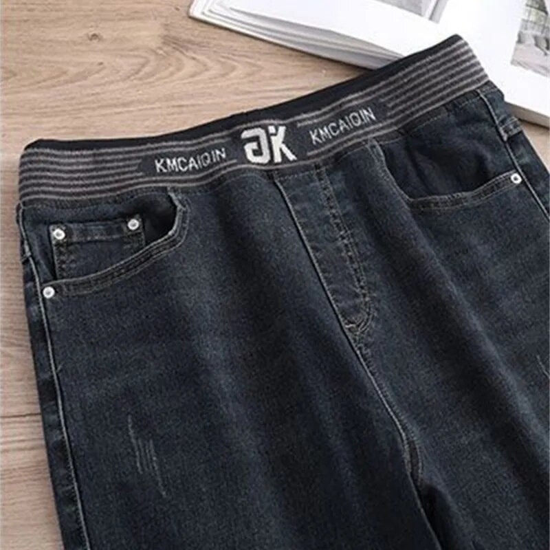 Traper hlače u novom Boyfriend stilu S-4xl Ležerne traperice s visokim strukom Harem Vaqueros proljetne široke hlače do gležnja