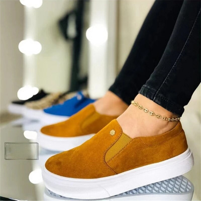Nove ženske ravne cipele Jesenska moda 2023. Platnene cipele s leopard printom Udobne ravne cipele Ženske tenisice veličine 43 Zapatos
