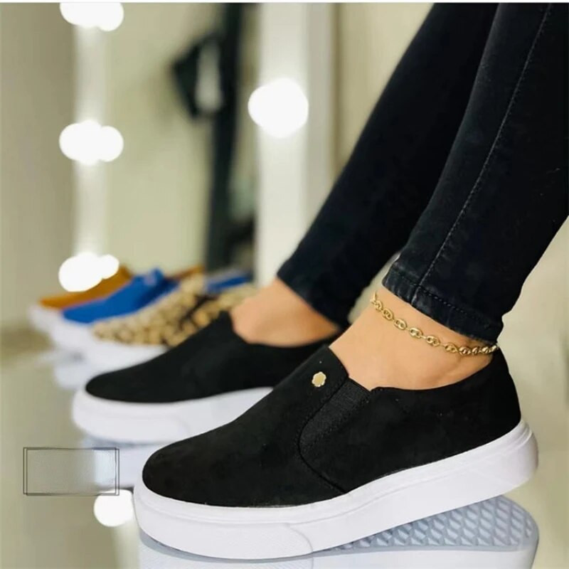 Nove ženske ravne cipele Jesenska moda 2023. Platnene cipele s leopard printom Udobne ravne cipele Ženske tenisice veličine 43 Zapatos