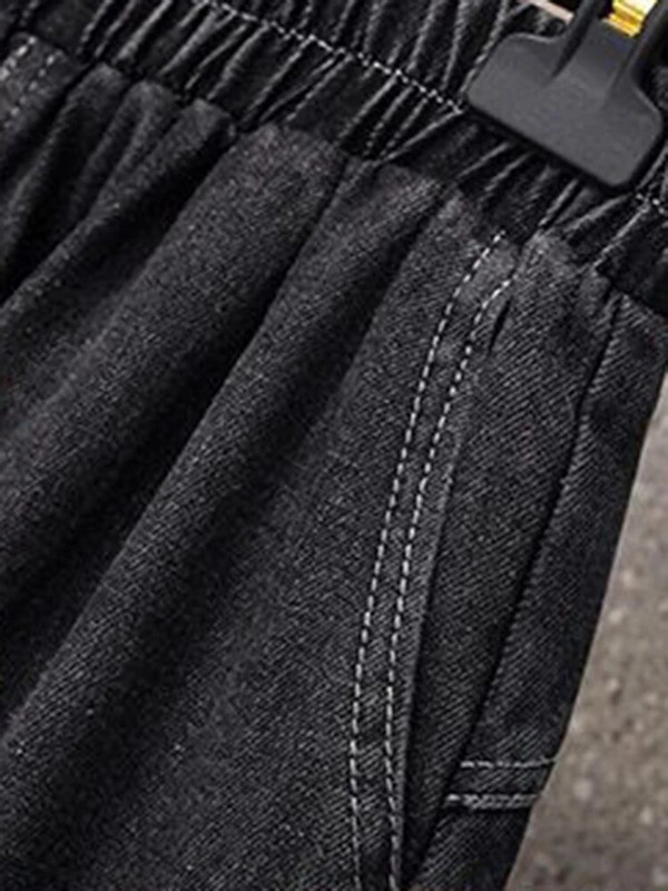 Vintage ψηλή μέση μέχρι τον αστράγαλο Harem Jeans Casual φαρδύ τζιν παντελόνι Fashion Woman Vaqueros New Jogger Pantalones Jeansy