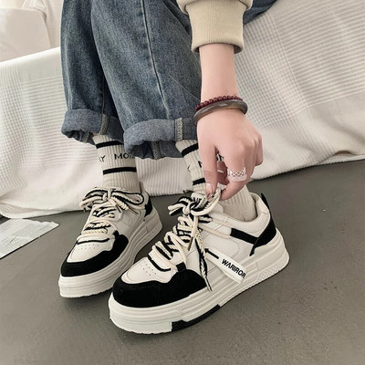 Ženska obuća Proljeće i jesen Nova obuća na vezivanje Vulkanizacija Sportska obuća za van, udobna i lagana obuća za slobodno vrijeme