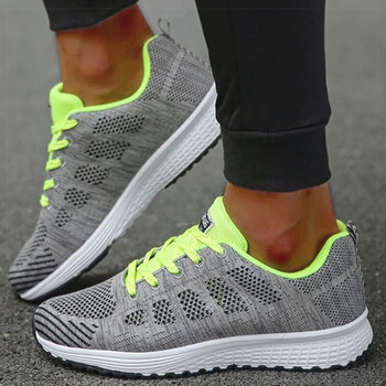 Дамски маратонки Леки дамски спортни маратонки Breathe Ежедневни бели обувки за жени Спортни обувки за тенис Дамски спортни обувки 