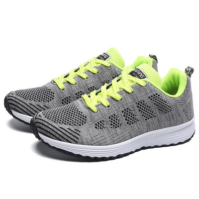 Pantofi pentru femei Pantofi sport ușoare pentru femei Respira pantofi albi casual pentru femei Pantofi atletic Tenis Pantofi sport pentru femei