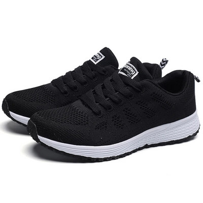 Pantofi pentru femei Pantofi sport ușoare pentru femei Respira pantofi albi casual pentru femei Pantofi atletic Tenis Pantofi sport pentru femei