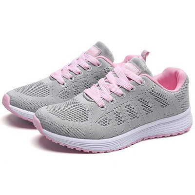 Pantofi pentru femei Pantofi sport ușoare pentru femei Respira pantofi albi casual pentru femei Pantofi atletic Tenis Pantofi sport pentru femei