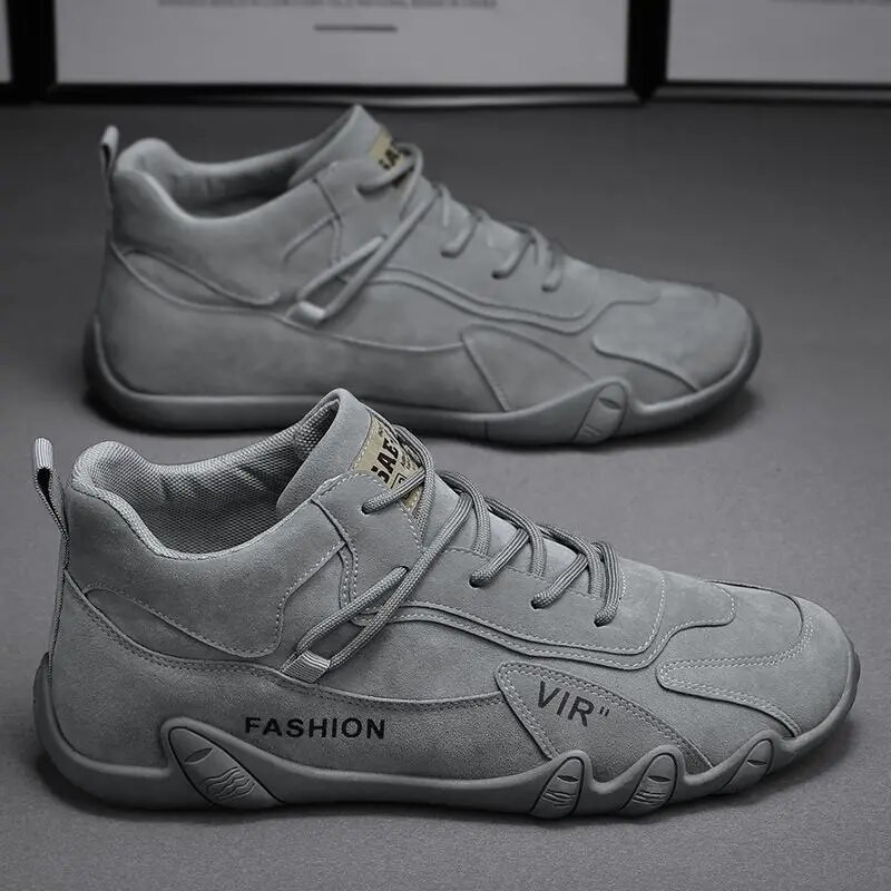 Ανδρικά παπούτσια Casual μποτάκια για τον αστράγαλο Νέος σχεδιαστής μόδας, αντιολισθητικά αθλητικά παπούτσια με κορδόνια με μαλακό πάτο, ανδρικά παπούτσια εργασίας Tenis Masculinos