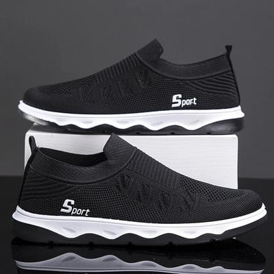 Muške lagane tenisice Muške modne ležerne cipele za hodanje Mrežaste prozračne natikače Cipele otporne na habanje Mokasine Zapatillas Hombre