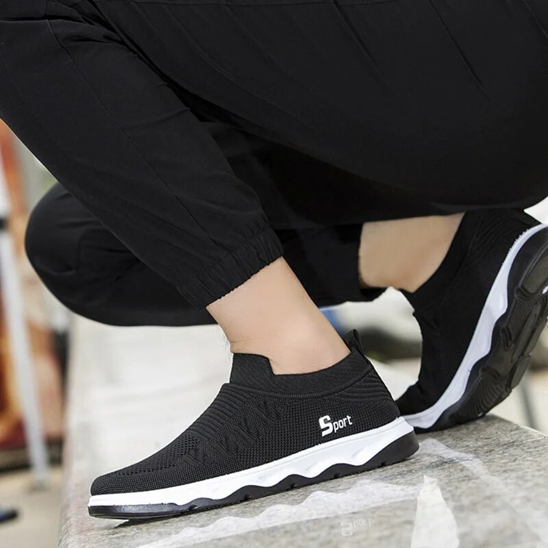 Muške lagane tenisice Muške modne ležerne cipele za hodanje Mrežaste prozračne natikače Cipele otporne na habanje Mokasine Zapatillas Hombre