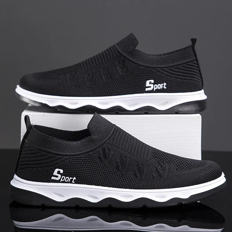 Muške lagane tenisice Muške modne ležerne cipele za hodanje Mrežaste prozračne natikače Cipele otporne na habanje Mokasine Zapatillas Hombre