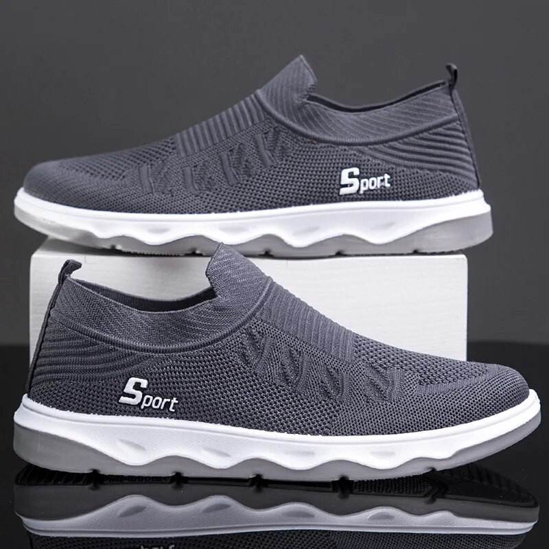 Muške lagane tenisice Muške modne ležerne cipele za hodanje Mrežaste prozračne natikače Cipele otporne na habanje Mokasine Zapatillas Hombre