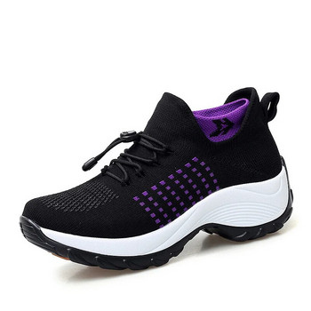 Hypersoft Маратонки Дамски ортопедични маратонки за жени Платформа Бели Черни Червени обувки за ходене Дамски Дамски ежедневни обувки 35-45