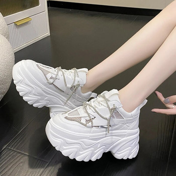 Γυναικεία παπούτσια 2023 Υψηλής ποιότητας καλοκαιρινά γυναικεία βουλκανισμένα παπούτσια Casual Heightened No Door Walking Shoes Γυναικεία παπούτσια με κορδόνια