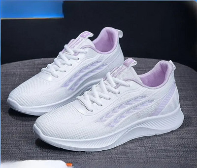 Ženske tenisice za trčanje Prozračne tenisice Ljeto 2024 Lagana mrežasta zračna obuća Ženska sportska obuća Za vanjske cipele Cipele za trening na vezanje