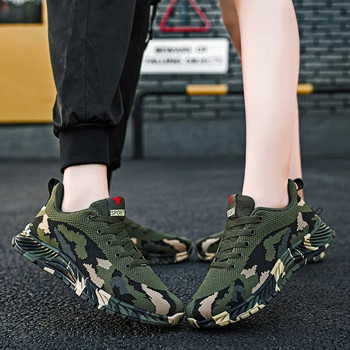 Ανδρικά παπούτσια Κορεάτικη μόδα Ζευγάρι Φοιτητικό Casual Παπούτσια Στρατού Πράσινα αθλητικά παπούτσια για εξωτερικούς χώρους Γυναικεία παπούτσια για τρέξιμο αθλητικά παπούτσια άντρες