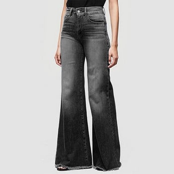 Flare Jeans Παντελόνι y2k Γυναικείο Vintage Τζιν Γυναικεία Τζιν Γυναικεία Ψηλόμεση Μόδα Stretch Παντελόνι τσέπη Φαρδύ τζιν