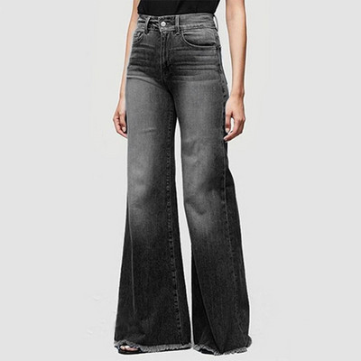 Flare Jeans Hlače y2k Ženske Vintage Denim Ženske traperice Ženske modne rastezljive hlače s džepovima visokog struka Traperice širokih nogavica
