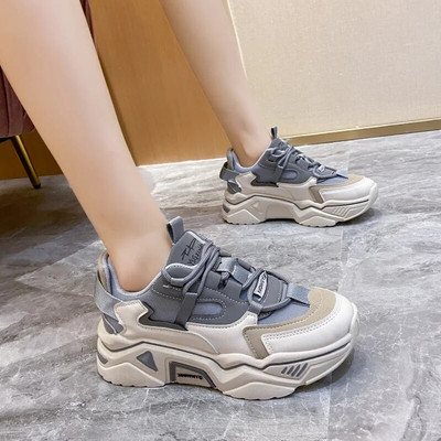 Ženske jesenske tenisice Nova modna platforma, ležerne debele tenisice Ženske cipele s debelim potplatom i debelim dnom Zapatos De Mujer