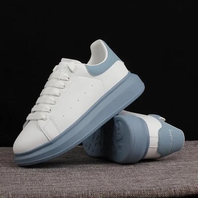 Divatmárka Férfi Cipők Alkalmi Cipők Új puha, kényelmes Pu bőr cipők Lélegző lapos cipők férfinak Tenis Masculino