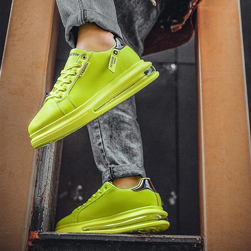 Divatmárka Férfi Cipők Alkalmi Cipők Új puha, kényelmes Pu bőr cipők Lélegző lapos cipők férfinak Tenis Masculino